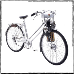 © Philk DMS à galet sur cycle Duralumin 1950