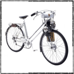 © Philk DMS à galet sur cycle Duralumin 1950