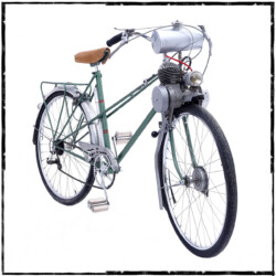 © Philk VéloRêve CICCA à galet sur cycle Dilecta 1952