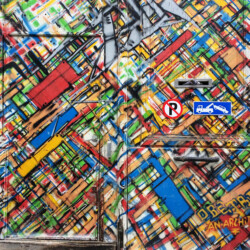 © PhilK Porte et grafitti, Bruxelles